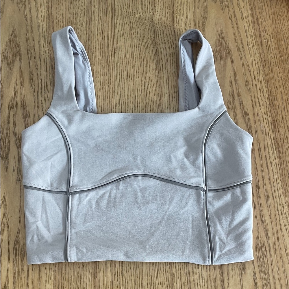 Gray Women's Crop Top